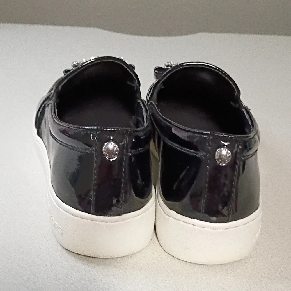 Michael Kors Kids Black Patent Dress Shoes - Picture 4 of 8